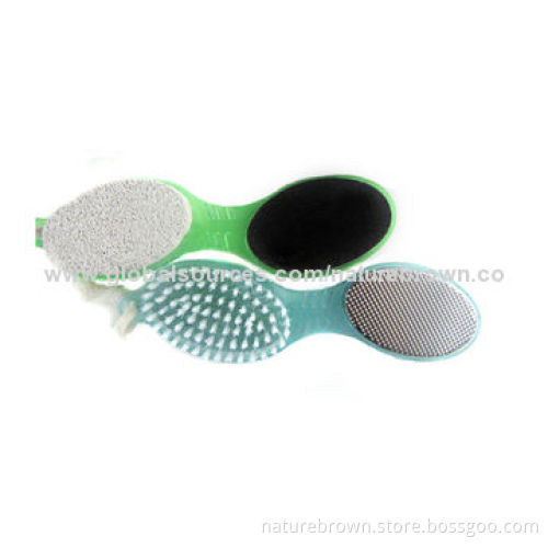 Foot brush with grinding stone for cleaning dust and dead skin